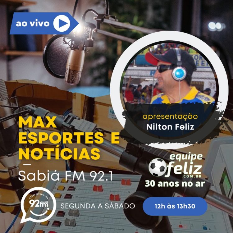 Sabiá FM anuncia nova grade de programas com Nilton Feliz