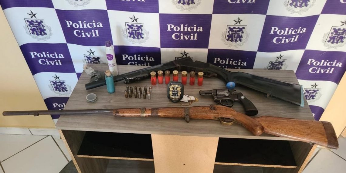 DT de Baixa Grande prende fazendeiro que ameaçava com armas