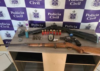 DT de Baixa Grande prende fazendeiro que ameaçava com armas