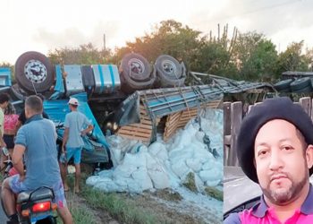 Caminhoneiro gaúcho morre em capotamento na BR 116/Sul