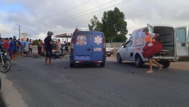 Coité – Motociclista morre e outro fica gravemente ferido em colisão envolvendo duas motocicletas na BA 120