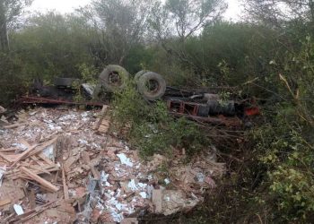Caminhoneiro de 31 anos morre em capotamento na BR 410