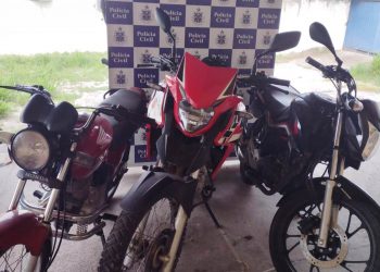 Coité – Polícia Civil apreende três motos com restrição de furto/roubo