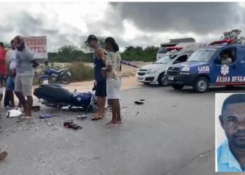 Coité – Motociclista morre e outro fica gravemente ferido em colisão envolvendo duas motocicletas na BA 120