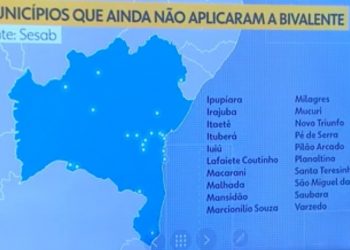 Pé de Serra e outros 19 municípios não iniciaram aplicação da vacina bivalente contra Covid-19