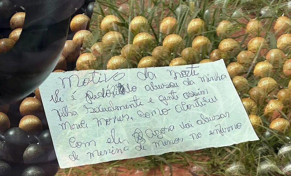 MT – Motorista de app é encontrado morto e assassino deixa bilhete: ‘Abusou minha filha’