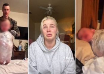 Mãe tiktoker perde guarda do filho após enrolá-lo com plástico para postar na web