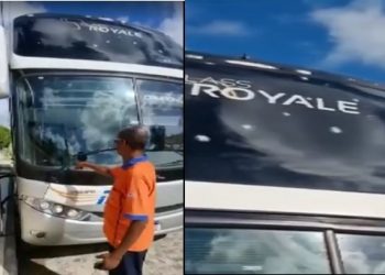 Ônibus de Márcia Freire é atingido por 21 tiros na BR 101