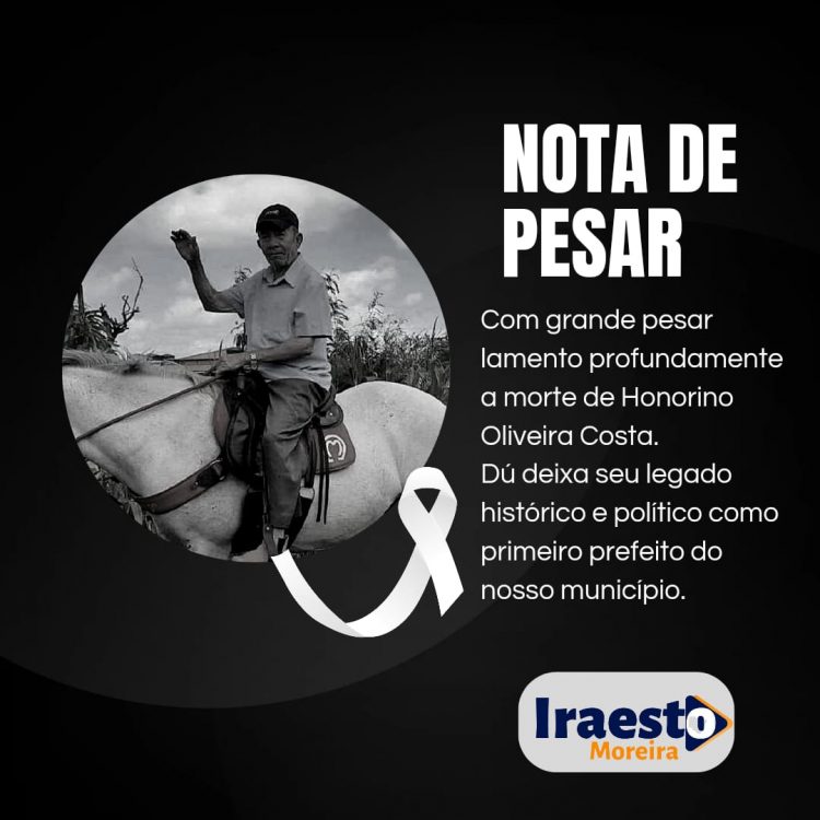 Morre aos 86 anos em Capela do Alto Alegre, Du, primeiro prefeito do município