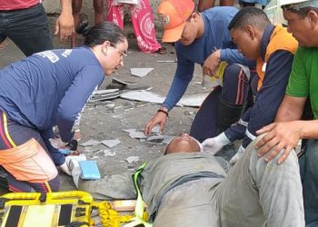 Homem caí de telhado quando trabalhava no centro de abastecimento