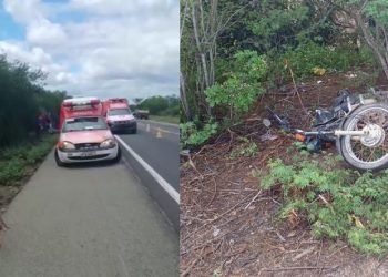 Duas pessoas ficam gravemente feridas em acidente de moto na BR 324