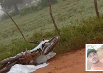 Homem de 28 anos morre vítima de acidente de moto em estrada vicinal