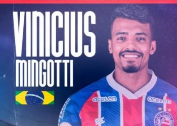 No fim da janela, Bahia oficializa contratação do atacante Vinícius Mingotti