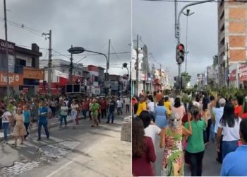 Comunidade católica coiteense participa de Procissão e Missa de Ramos. Atos marcam à abertura da Semana Santa