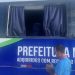 Ônibus adquirido para o transporte de estudantes universitários é apedrejado um dia depois de ser entregue