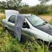 Carro supostamente usado para furtar criações em Barrocas é abandonado às margens de rodovia em Serrinha