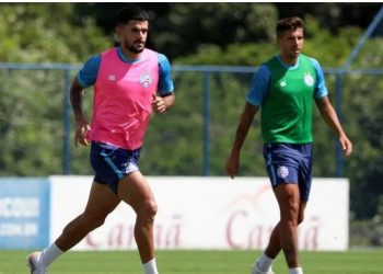 Ainda sem Everaldo, Bahia encerra preparação para enfrentar o Flamengo; veja time provável
