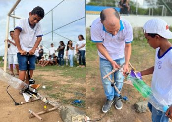 Em jacurici da Leste alunos participaram de atividade sobre a Mostra Brasileira de Fouguetes