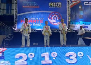 Atleta mirim de Retirolândia conquista 1° lugar no Campeonato Baiano de Karatê