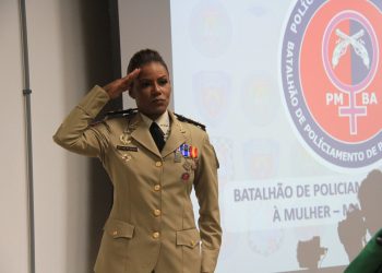 Conheça a primeira mulher a comandar um batalhão na PMBA