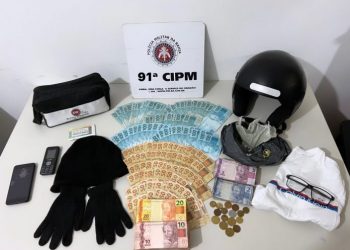 Polícia Militar prende suspeito de roubar “Caixa Aqui” e recupera mais de R$ 17 mil