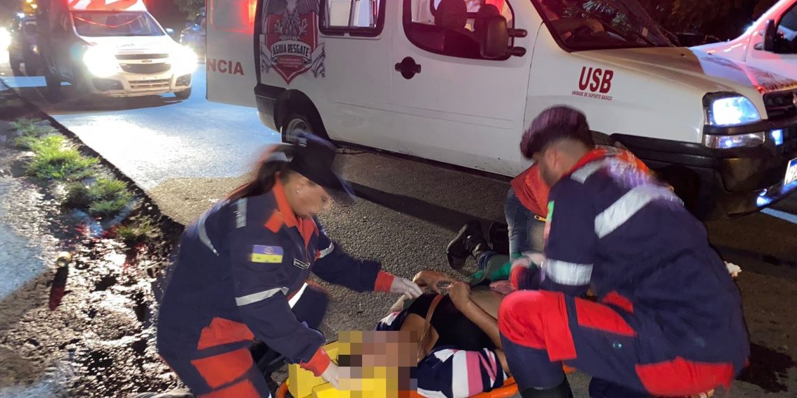 Colisão envolvendo motocicletas deixa duas pessoas feridas na BA 409