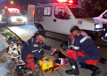 Colisão envolvendo motocicletas deixa duas pessoas feridas na BA 409
