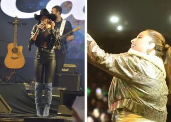 Ana Castela e Mari Fernandez abrilhantaram o São João de Serrinha