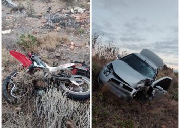 Jovem morre após batida entre carro e motocicleta na BR 407