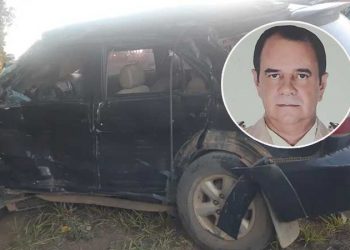Major da PM morre após colisão entre caminhão cegonha e carro que dirigia
