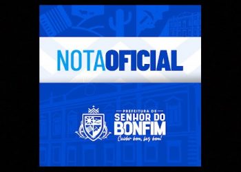 Prefeitura de Senhor do Bonfim se manifesta com Nota de Pesar sobre acidente que vitimou uma pessoa fatalmente e deixou 7 feridas