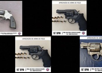 Seis armas são apreendidas em Serrinha, Coité e Feira no último fim de semana