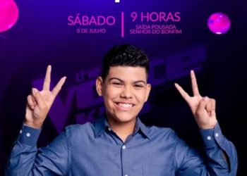 Finalista do The Voice Kids, Henrique Lima vai realizar carreata em busca de apoio em Senhor do Bonfim