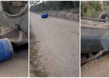 Homem morre vítima de capotamento em estrada vicinal de Ponto Novo