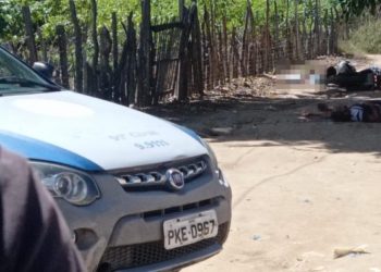 Dois homens são executados quando trafegavam em moto