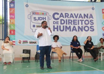 Em ato simbólico, secretário Felipe Freitas abre a Caravana de Direitos Humanos em Serrinha