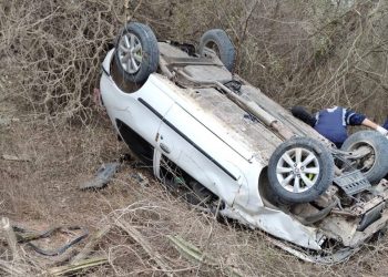 Novo acidente é registrado na BA 408 trecho que está sendo preparado para receber asfalto