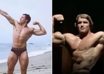 Filho de Arnold Schwarzenegger viraliza por semelhança com o pai