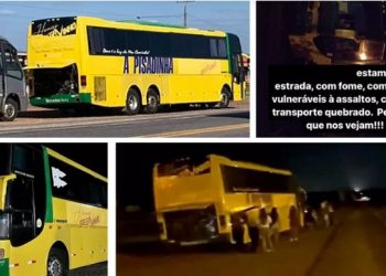 10 horas: cerca de 50 univeritários de Monte Santo que seguiam para Paripiranga ficam na estrada após ônibus quebrar na BR 116