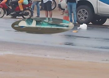 Mulher morre atropelada na BR 407