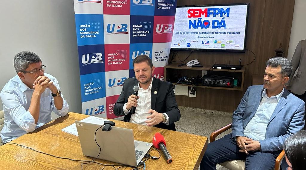 Prefeituras têm nova queda no repasse do FPM e UPB convoca reunião emergencial para discutir crise financeira