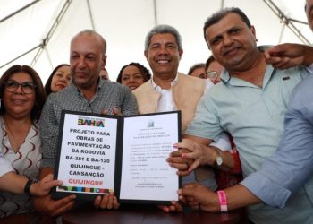 Quijingue I – Prefeito Nininho Góis comemora autorização do governador Jerônimo à SEINFRA para elaborar projeto de pavimentação da BA-381 até Cansanção