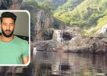 Jovem desaparece durante banho nas águas da Cachoeira do Paulista em Saúde