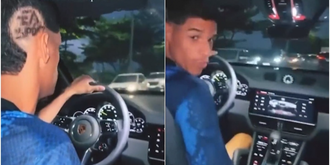 Sem habilitação, Luva de Pedreiro dirige carro com mulher grávida na carona