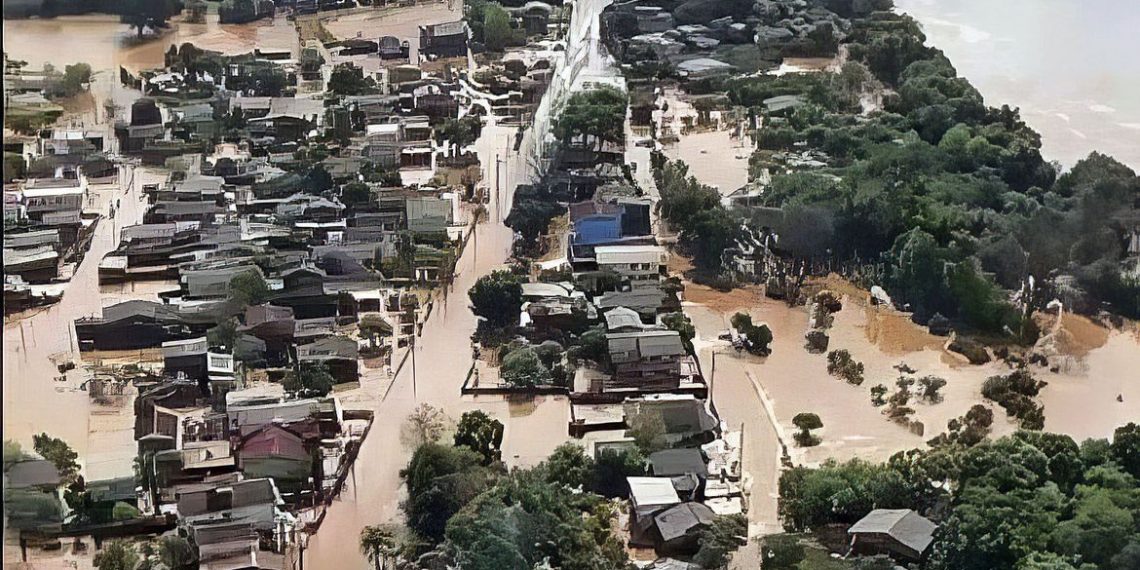 Sobe para 46 número de desaparecidos após enchentes no RS
