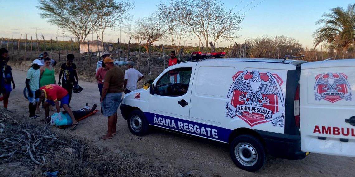 Águia Resgate é acionado para socorrer mais uma vítima de acidente na zona rural