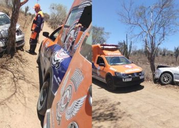 Motorista e filho de 2 anos ficam feridos em colisão com árvore na zona rural