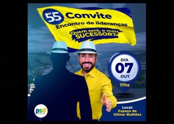 Prefeito promove encontro para anunciar pré-candidato apoiado por ele. Até agora guarda em segredo o nome