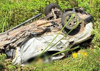 BR 101 – Dois adultos morrem e duas crianças ficam feridas após colisão entre carros