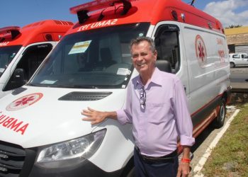 Ubaldino Amaral recebe primeira ambulância do SAMU para atender o município de Valente